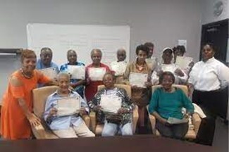 Group holding certificates. 