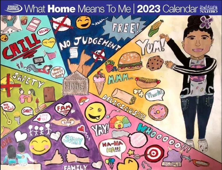 2023 What Home Means to Me Calendar Cover 